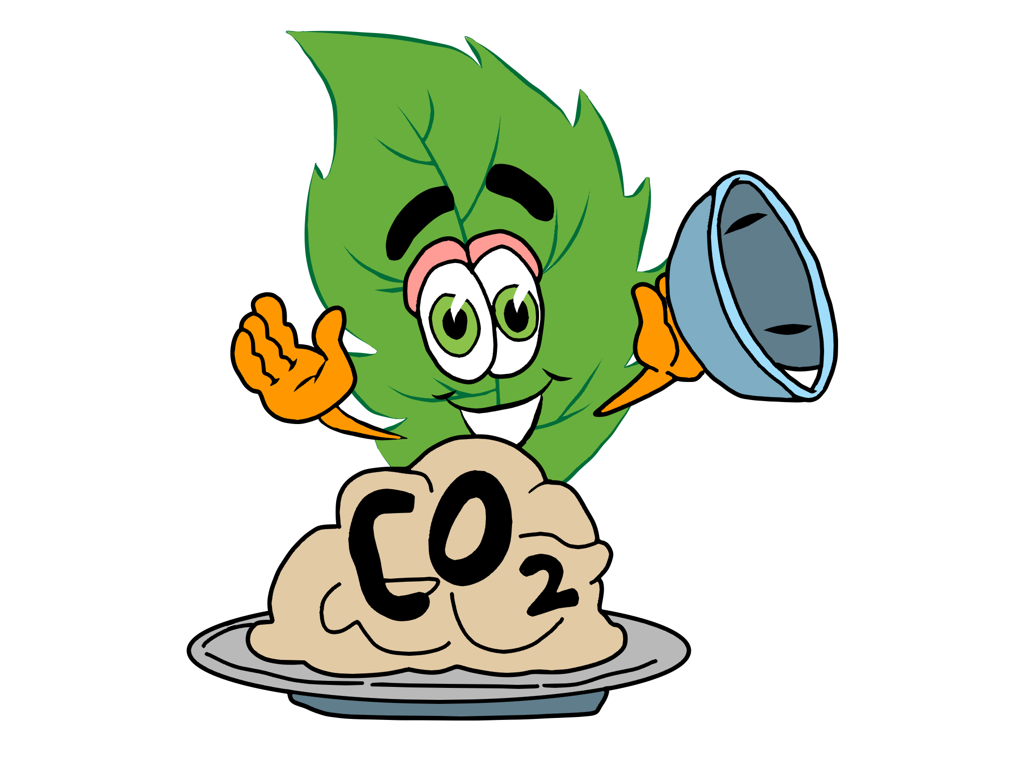 tekening Ko Klimaat natuur CO2